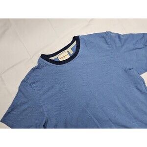 Scotch & Soda Mens Short Sleeve Blue Tshirt Shirt Medium Casual